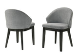 Tottenham Black Arm Chair (Set of 2) - Ornate Home