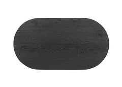 Tottenham Black Oval Dining Table - Ornate Home