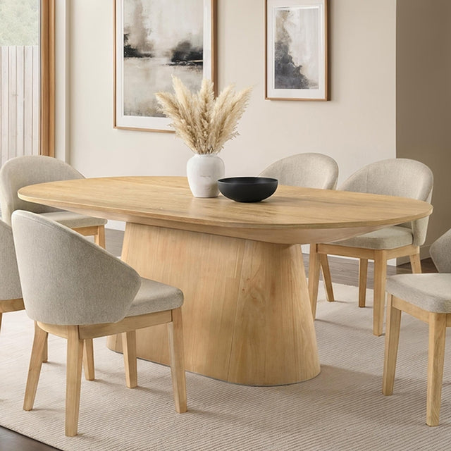 Tottenham Oak Oval Dining Table - Ornate Home