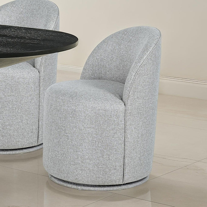 Tottenham Taupe Dining Swivel Chair - Ornate Home