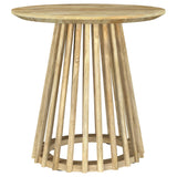 Touhy Natural Mango 2-piece Round Coffee and End Table Set - Ornate Home