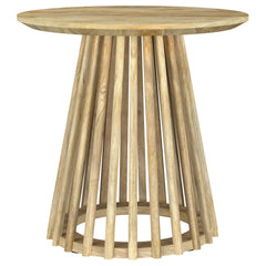 Touhy Natural Mango 2-piece Round Coffee and End Table Set - Ornate Home