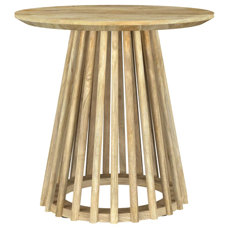 Touhy Natural Mango 2-piece Round Coffee and End Table Set - Ornate Home
