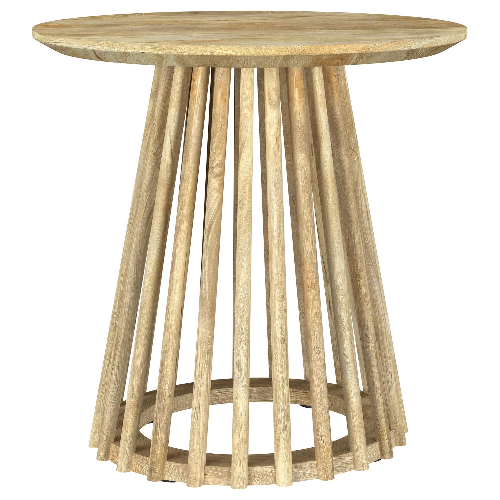 Touhy Natural Mango 3-piece Round Coffee and End Table Set - Ornate Home