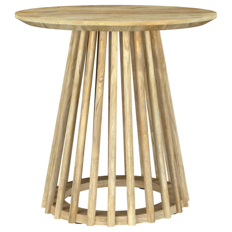 Touhy Natural Mango 3-piece Round Coffee and End Table Set - Ornate Home