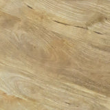 Touhy Natural Mango Round Solid Wood End Side Table - Ornate Home