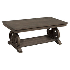 Toulon Dark Oak Cocktail Table - Ornate Home