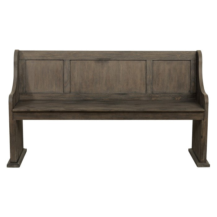 Toulon Dark Oak Dining Bench - Ornate Home