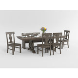 Toulon Dark Oak Dining Bench - Ornate Home