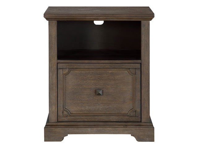 Toulon Dark Oak File Cabinet - Ornate Home