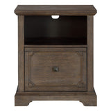 Toulon Dark Oak File Cabinet - Ornate Home