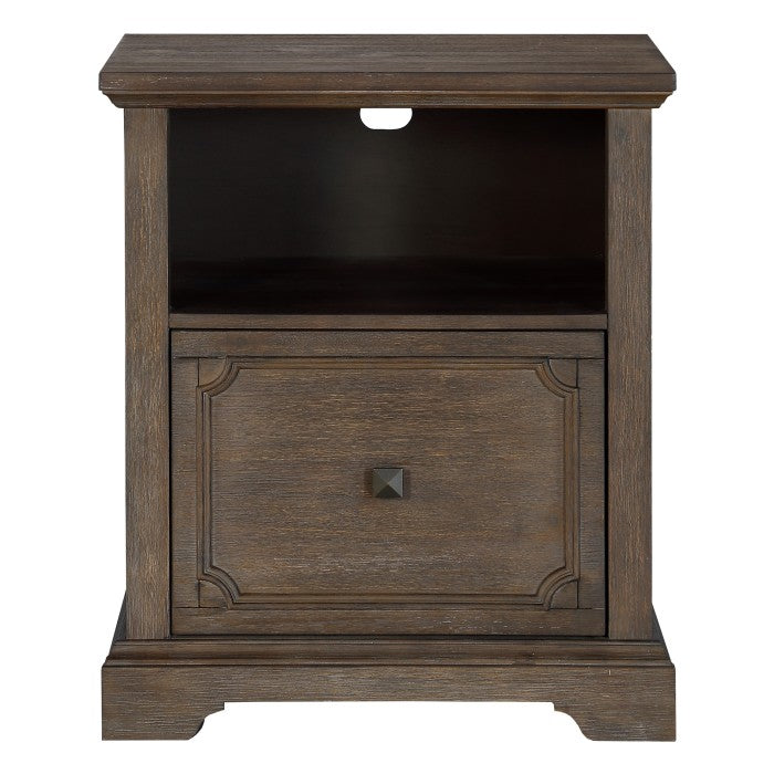 Toulon Dark Oak File Cabinet - Ornate Home