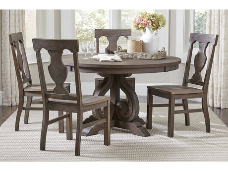 Toulon Dark Oak Side Chair (Set of 2) - Ornate Home