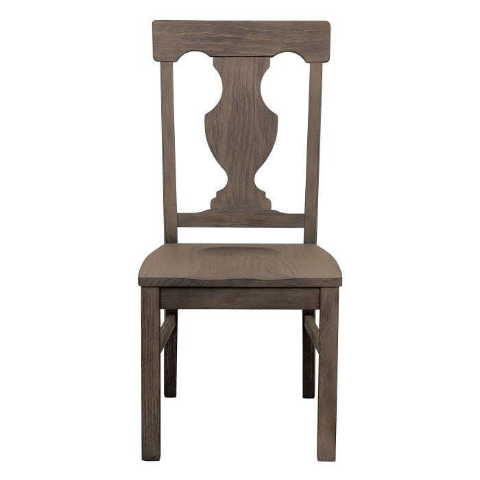 Toulon Dark Oak Side Chair (Set of 2) - Ornate Home