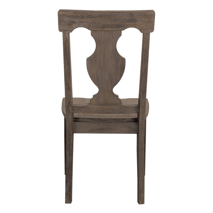 Toulon Dark Oak Side Chair (Set of 2) - Ornate Home