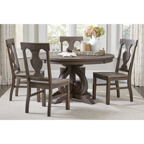 Toulon Dark Oak Side Chair (Set of 2) - Ornate Home