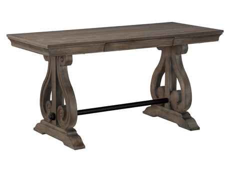 Toulon Dark Oak Writing Desk - Ornate Home