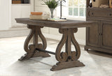 Toulon Dark Oak Writing Desk - Ornate Home