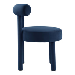 Toulouse Midnight Blue Performance Velvet Dining Chair - Ornate Home