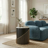 Tova Multicolor Side Table - Ornate Home