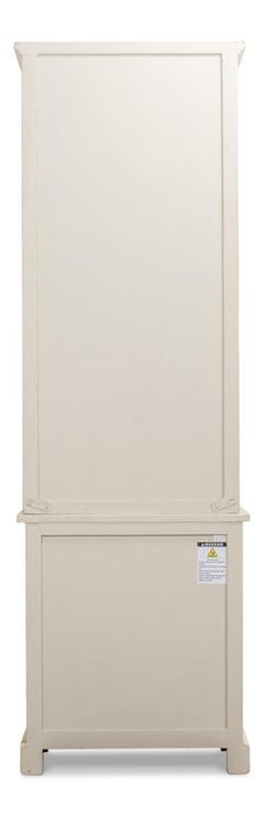 Tower Ivory Bookcase - Ornate Home