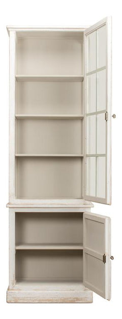 Tower Ivory Bookcase - Ornate Home