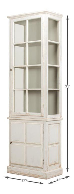 Tower Ivory Bookcase - Ornate Home