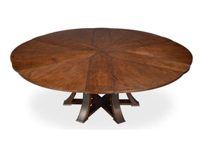 Tower Jupe Brown Dining Large Table - Ornate Home