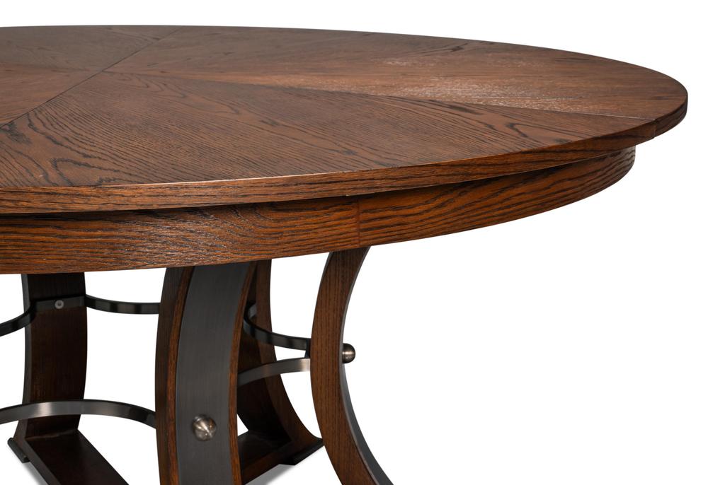 Tower Jupe Brown Dining Large Table - Ornate Home