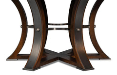 Tower Jupe Brown Dining Large Table - Ornate Home