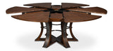 Tower Jupe Brown Dining Large Table - Ornate Home