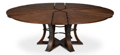 Tower Jupe Brown Dining Large Table - Ornate Home