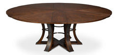 Tower Jupe Brown Dining Large Table - Ornate Home