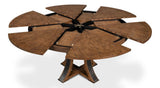 Tower Jupe Brown Dining Table - Ornate Home