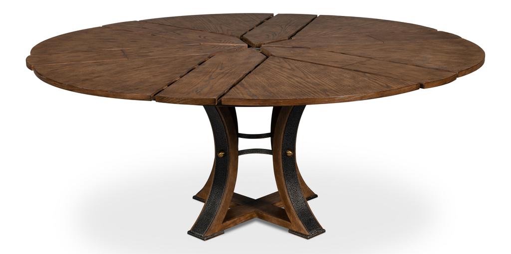 Tower Jupe Brown Dining Table - Ornate Home