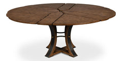 Tower Jupe Brown Dining Table - Ornate Home