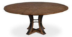 Tower Jupe Brown Dining Table - Ornate Home