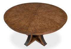 Tower Jupe Brown Dining Table - Ornate Home
