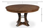 Tower Jupe Brown Dining Table - Ornate Home