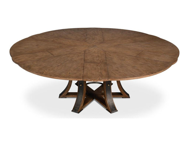 Tower Jupe Brown Dining Table - Ornate Home