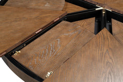 Tower Jupe Brown Dining Table - Ornate Home