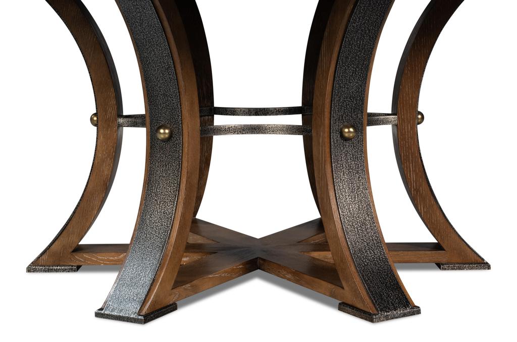 Tower Jupe Brown Dining Table - Ornate Home