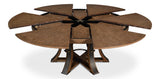 Tower Jupe Brown Dining Table - Ornate Home