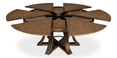 Tower Jupe Brown Dining Table - Ornate Home
