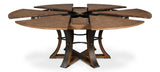 Tower Jupe Brown Dining Table - Ornate Home