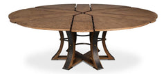 Tower Jupe Brown Dining Table - Ornate Home