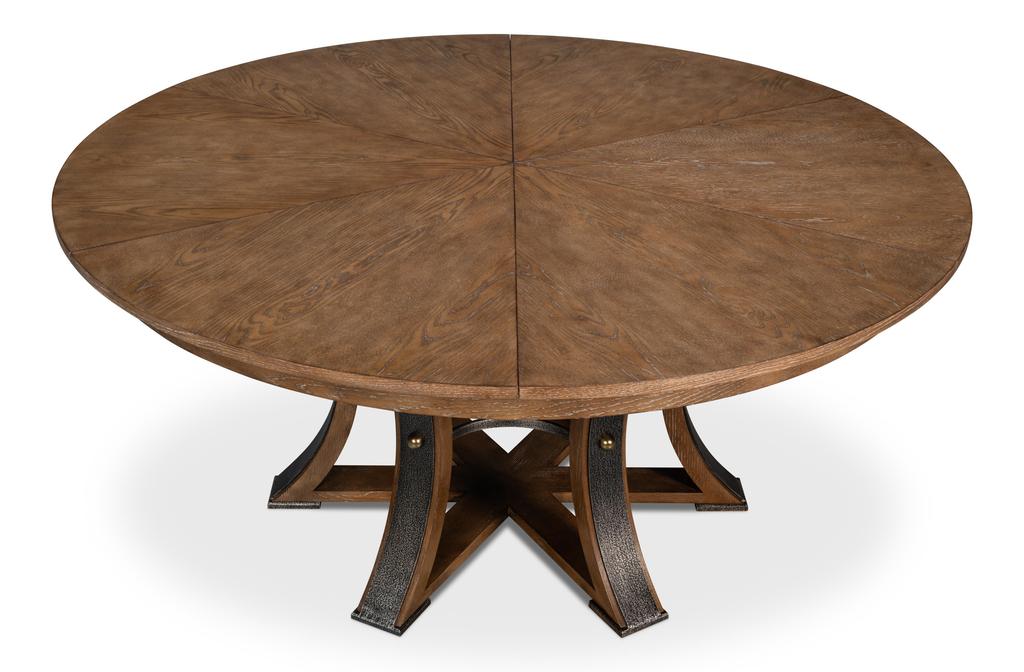 Tower Jupe Brown Dining Table - Ornate Home