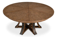 Tower Jupe Brown Dining Table - Ornate Home