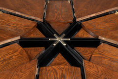 Tower Jupe Brown Medium Dining Table - Ornate Home