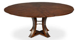 Tower Jupe Brown Medium Dining Table - Ornate Home